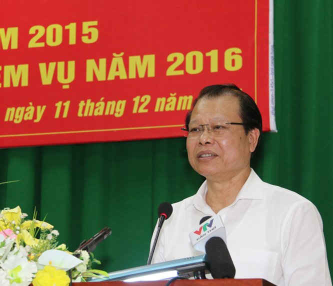 Phó Thủ tướng Vũ Văn Ninh, Trưởng BCĐ Tây Nam Bộ, phát biểu chỉ đạo hội nghị