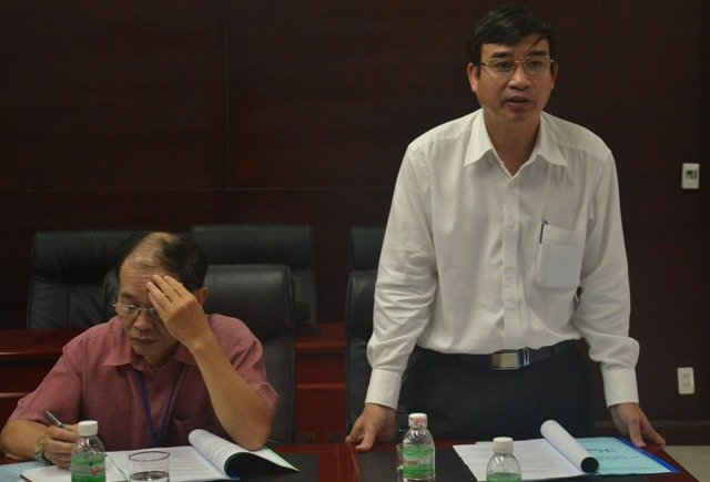 Giám đốc Sở GD&ĐT Đà Nẵng Lê Trung Chinh phát biểu tại buổi làm việc