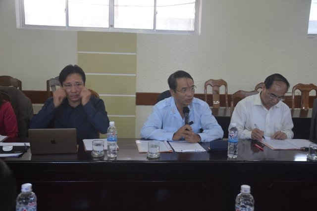 Phó Tổng Thanh tra Nguyễn Văn Thanh làm việc với Đại học Đà Nẵng ngày 10/12/2015