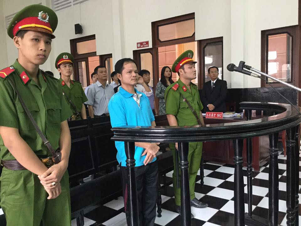 Bị cáo Võ Văn Minh tại phiên tòa sáng 17/12