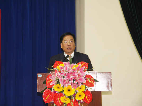 Thứ trưởng Bộ TN&MT Nguyễn Thái Lai phát biểu chỉ đạo tại Hội nghị