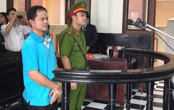 Bị cáo Võ Văn Minh tại tòa 