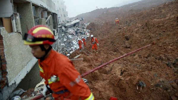 Đây là vụ lở đất thứ hai ở Trung Quốc trong những tháng gần đây