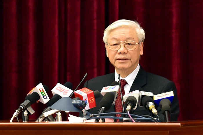 Tổng Bí thư Nguyễn Phú Trọng phát biểu bế mạc Hội nghị Trung ương 13