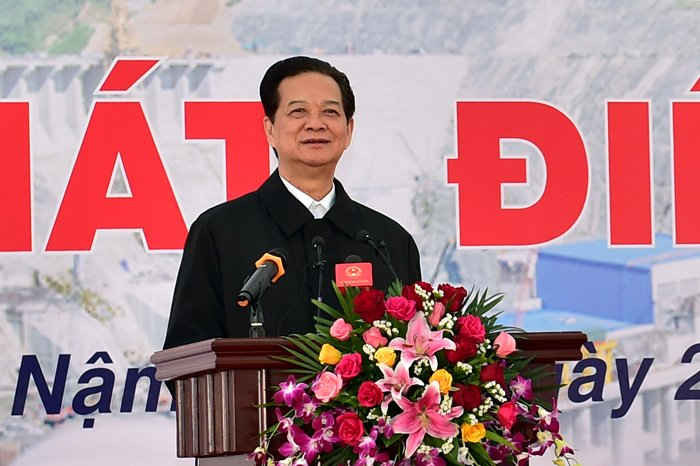 Thủ tướng Chính phủ Nguyễn Tấn Dũng phát biểu tại buổi lễ