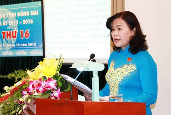 Bà Nguyễn Hòa Hiệp - tân Phó chủ tịch UBND tỉnh Đồng Nai