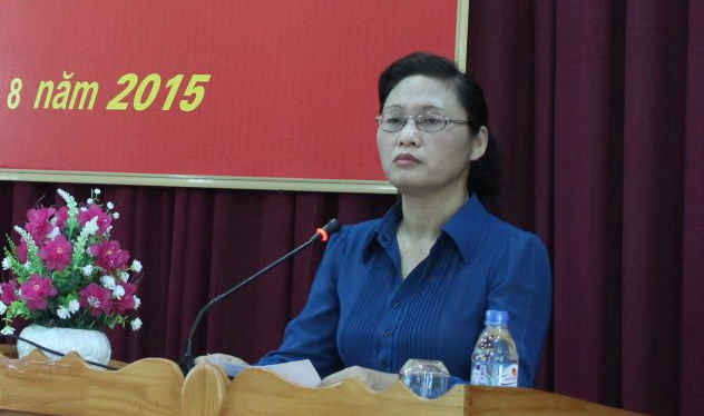 Bà Nguyễn Thị Lĩnh - tân Phó Chủ tịch UBND tỉnh Thái Bình 
