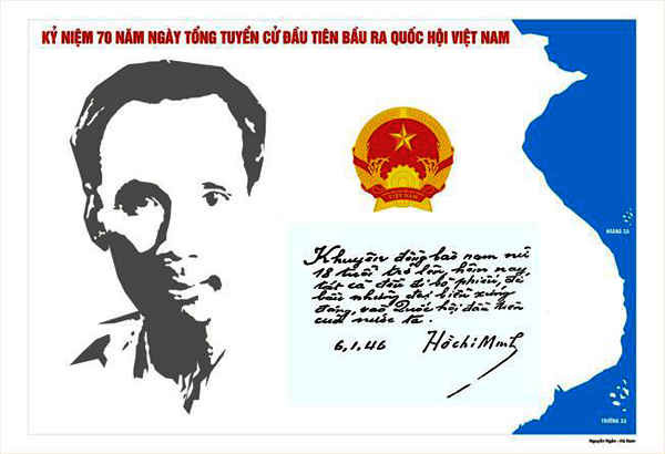 Hình ảnh Chủ tịch Hồ Chí Minh gắn liền với lịch sử Quốc hội Việt Nam