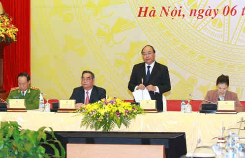 Phó Thủ tướng Nguyễn Xuân Phúc phát biểu tại Hội nghị 