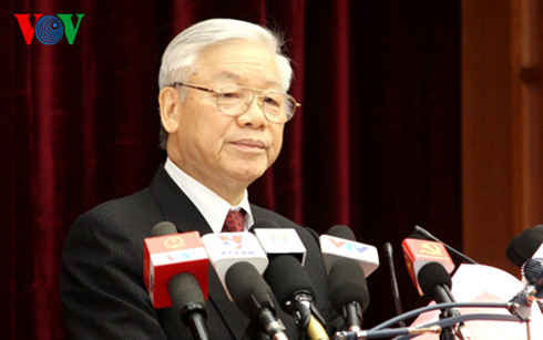 Tổng Bí thư Nguyễn Phú Trọng phát biểu khai mạc Hội nghị Trung ương 14