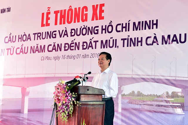 Thủ tướng Nguyễn Tấn Dũng nhấn mạnh ý nghĩa quan trọng của 2 dự án đối với đất nước cũng như đối với khu vực đồng bằng sông Cửu Long.