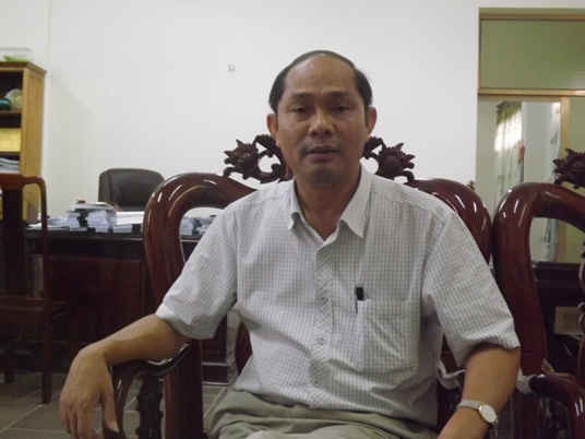 Ông Võ Tá Đinh- Giám đốc Sở Tài nguyên và Môi trường Hà Tĩnh