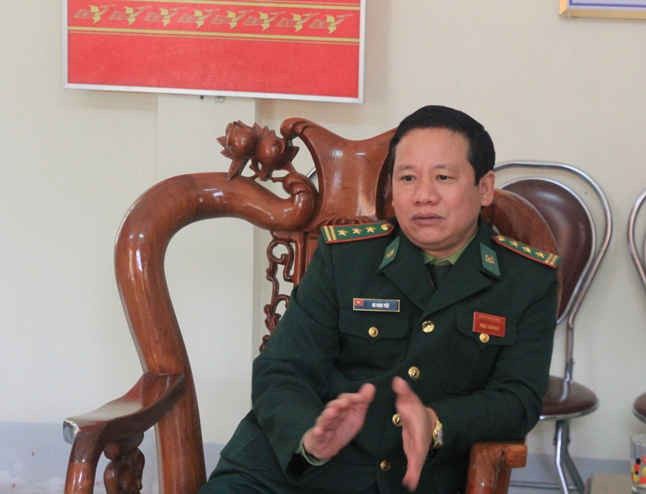 Thượng tá Hà Ngọc Việt- Đồn trưởng đồn Biên Phòng cửa khẩu quốc tế Cha Lo