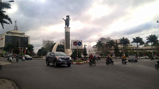 Trung tâm thành phố Buôn Ma Thuột, tỉnh Đắk Lắk
