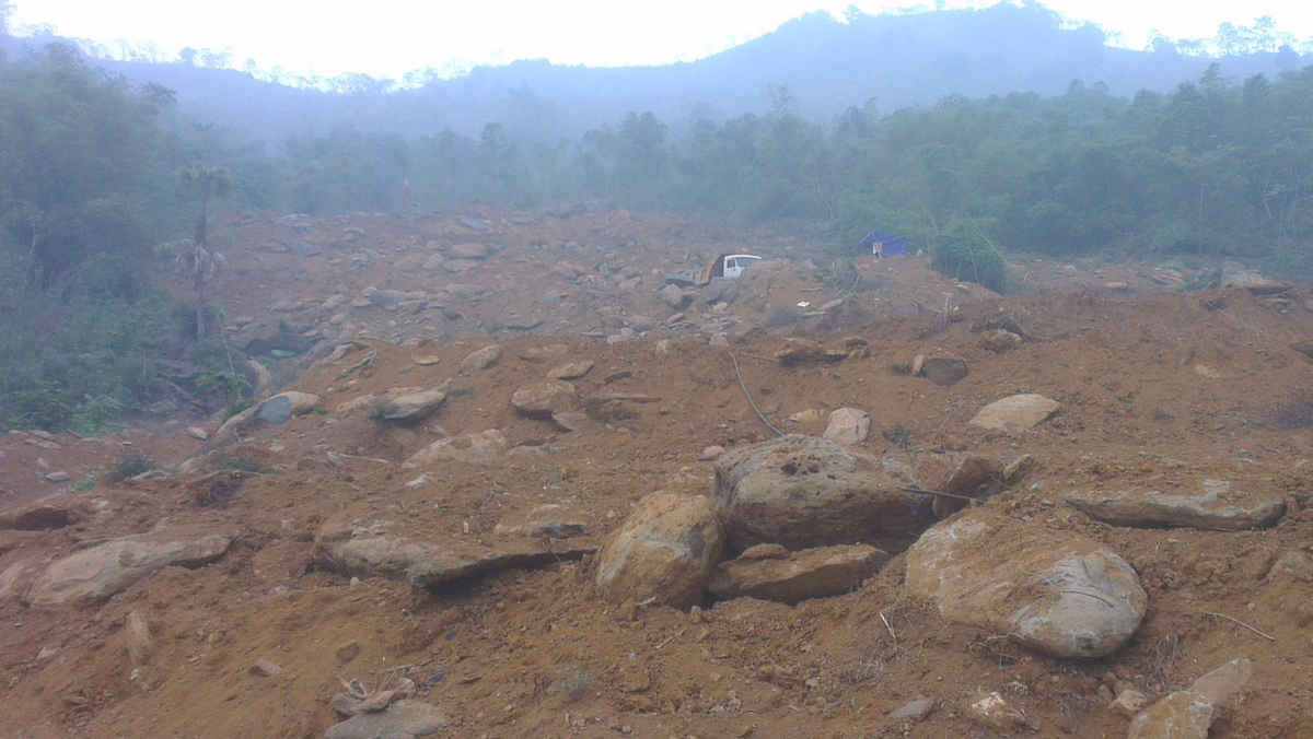 Tình trạng khai thác đá của DNTN Hải Phú vẫn diễn ra ngang nhiên 