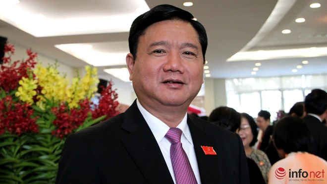 Ông Đinh La Thăng - Ủy viên Bộ Chính trị - tân Bí thư Thành ủy TPHCM 