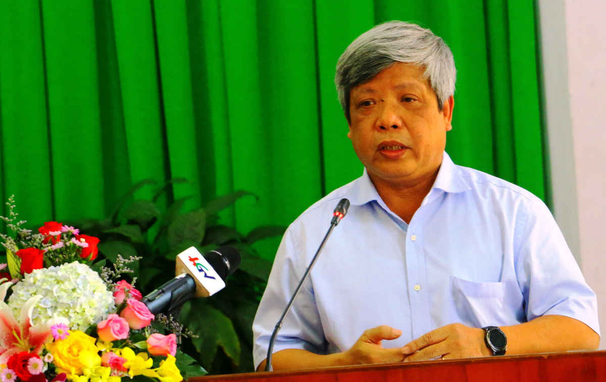 Thứ trưởng Bộ TN&MT Nguyễn Linh Ngọc phát biểu tại Hội nghị 