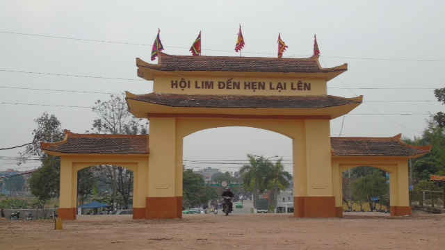 Trung tâm lễ hội được tổ chức tại thị trấn Lim 