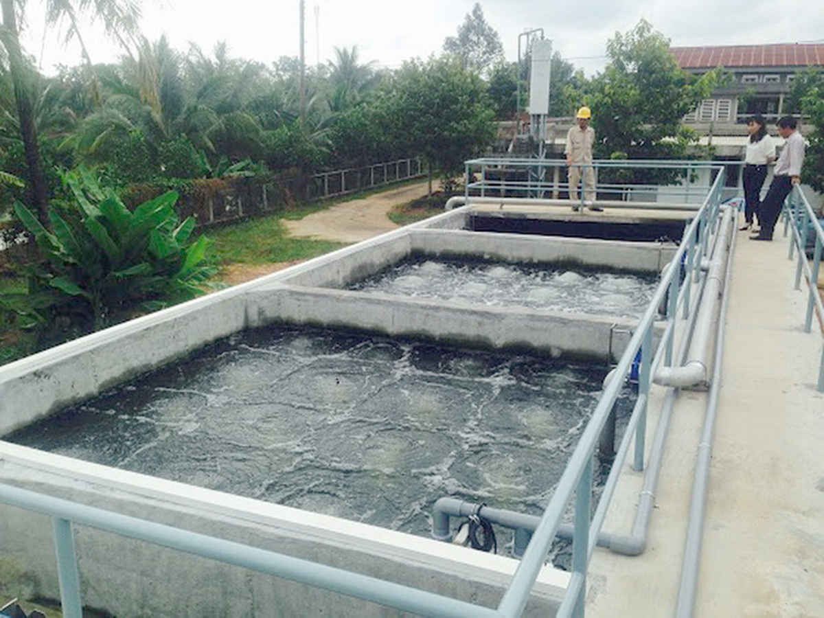 Kiểm tra hệ thống xử lý nước thải của một KCN ở Đồng Nai 