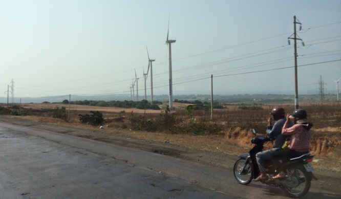 Công trình điện gió tại Bình Thuận