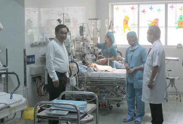 Phòng hồi sức tim Bệnh viện Nhi đồng I do Chương trình 