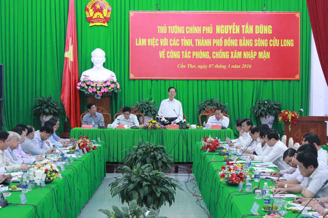 Thủ tướng Nguyễn Tấn Dũng phát biểu chỉ đạo tại hội nghị