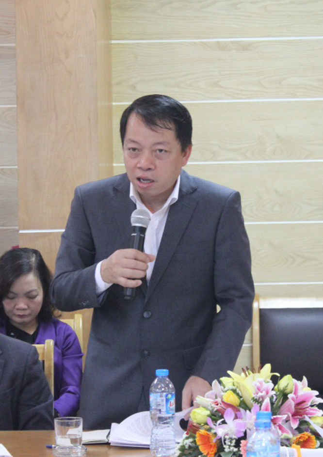 Ông Lê Phú Hà, Cụ trưởng Cục Công nghệ thông tin phát biểu tại Hội nghị