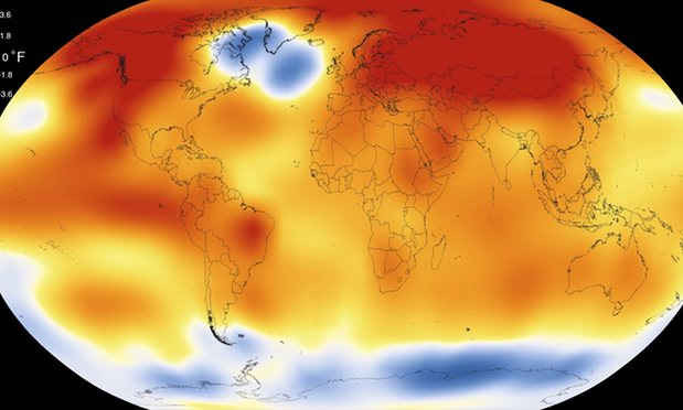 Ông Stefan Rahmstorf, Viện Nghiên cứu Tác động khí hậu của Đức, nói rằng nhiệt độ toàn cầu cho tháng hai là “chưa từng có”. Ảnh: AFP / Getty Images
