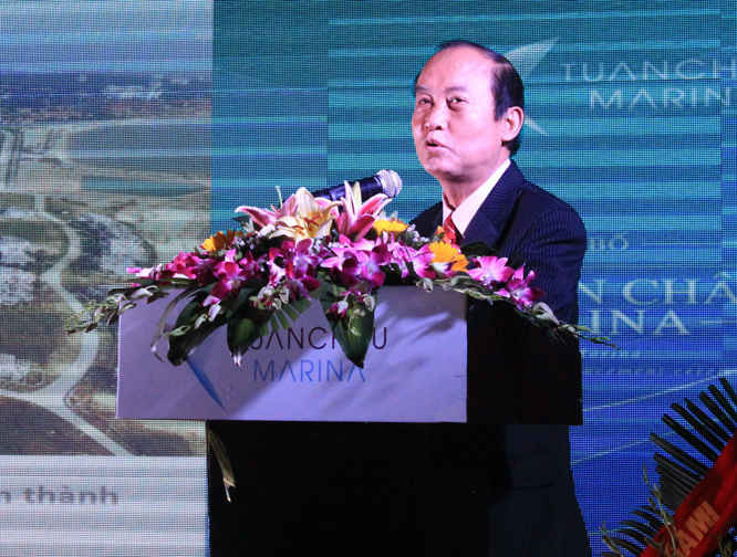 Ông Tô Hải Nam – Phó tổng Giám đốc Tập đoàn Tuần Châu chia sẻ kinh nghiệm tại lễ công bố