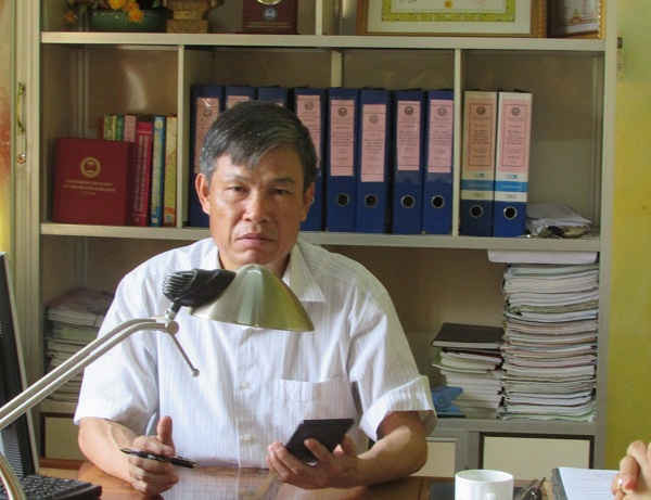 Anh Trần Văn Bé- Giám đốc Chi nhánh cấp nước Cẩm Xuyên