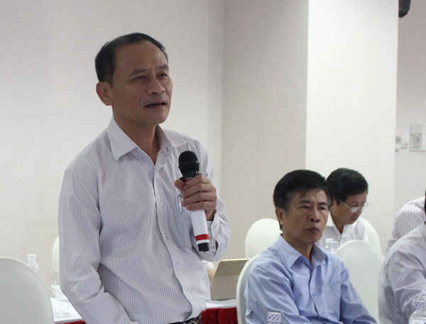 Ông Bùi Thanh Lam - Giám đốc Sở TN&MT tỉnh Đắk Lắk phát biểu tại Hội thảo. 