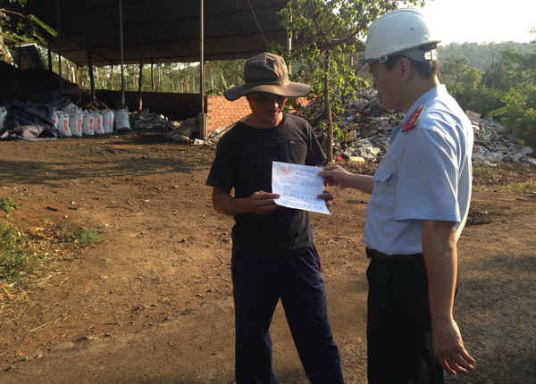 Anh Nguyễn Ngọc Hoàng thừa nhận cơ sở không có giấy phép kinh doanh.