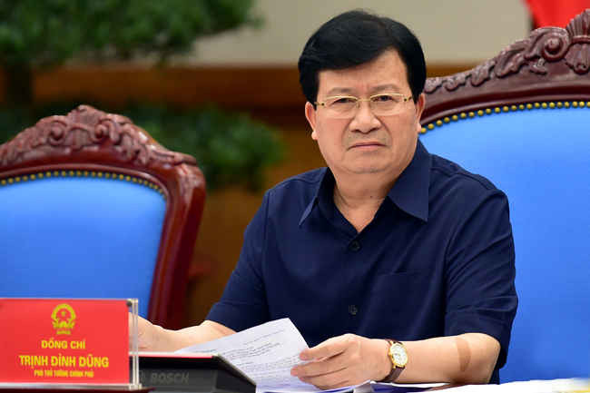 Phó Thủ tướng Trịnh Đình Dũng chỉ đạo Bộ TN&MT, Bộ NN&PTNT và UBND các tỉnh khẩn trương làm rõ nguyên nhân cá chết hàng loạt - Ảnh: Chinhphu.vn 