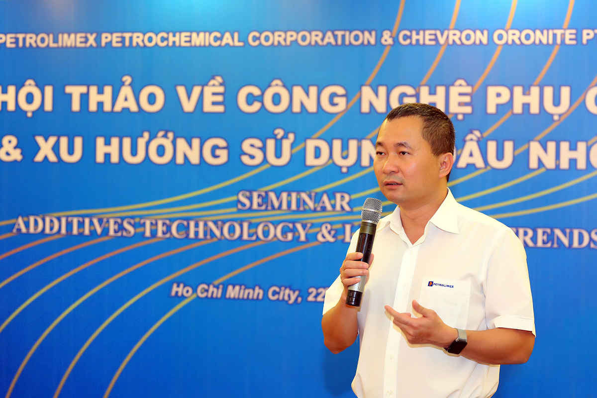 Ông Lê Quang Tuấn – Phó TGĐ TCT PLC phát biểu khai mạc hội thảo