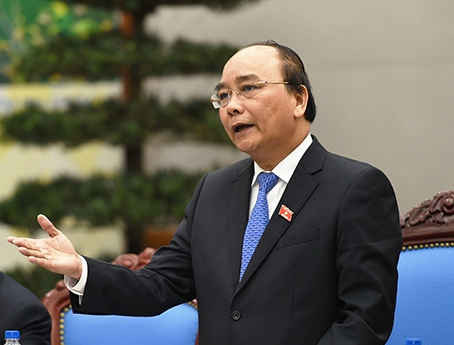 Thủ tướng Nguyễn Xuân Phúc giao Bộ TN&MT là đầu mối cung cấp thông tin chính thức cho  báo chí về vụ cá chết hàng loạt - Ảnh: Chinhphu.vn 