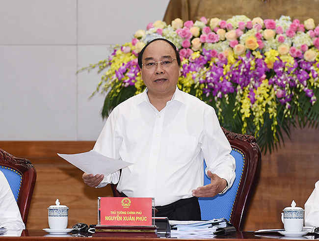 Chính quyền của chúng ta không được trở thành gánh nặng của người dân, doanh nghiệp, Thủ tướng Nguyễn Xuân Phúc nhấn mạnh - Ảnh: Chinhphu.vn  
