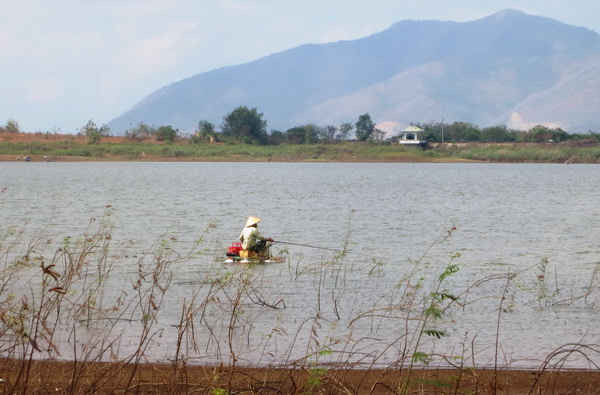 Một góc hồ Đá Đen- nơi cung cấp nước sinh hoạt cho toàn tỉnh Bà Rịa – Vũng Tàu 