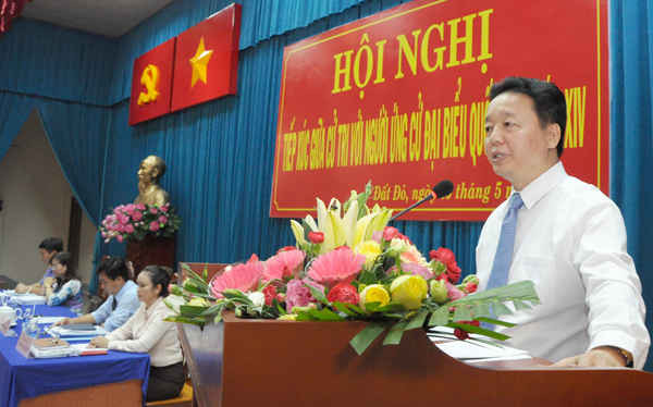 Ứng cử viên - Bộ trưởng Trần Hồng Hà cam kết: Mọi 