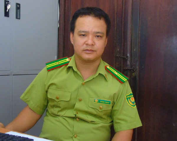 Ông Hoàng Thạch – Phó Hạt trưởng Hạt Kiểm lâm Sơn Động 