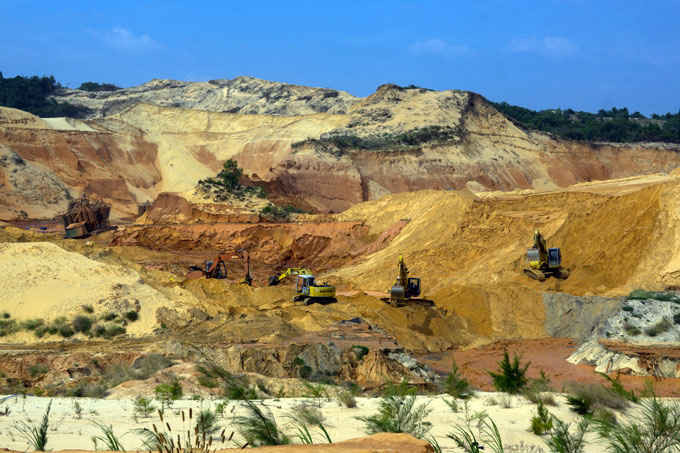 Bình Thuận sẽ tăng cường kiểm tra, xử lý  hoạt động khai thác khoáng sản trái phép