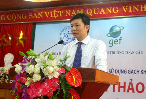 Nguyễn Đình Hậu, Vụ trưởng Vụ Khoa học và Công nghệ các ngành kinh tế - kỹ thuật, Bộ Khoa học và Công nghệ phát biểu tại Hội thảo
