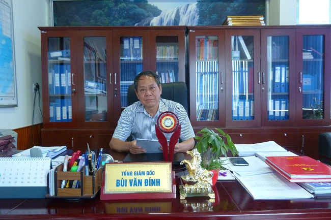 Ông Bùi Văn Đính – Tổng Giám đốc Công ty Cổ phần cấp nước Sơn La.