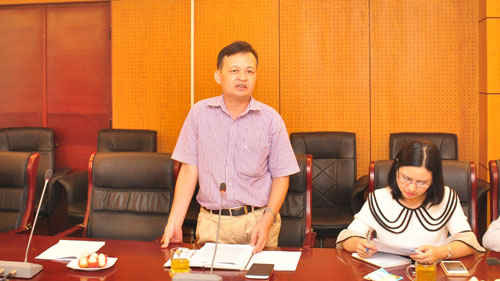 Ông Hoàng Văn Vy, Phó Cục trưởng Cục KSMT phát biểu tại Hội nghị