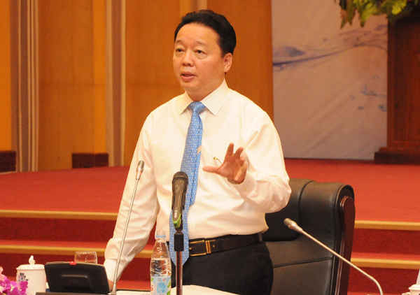 Bộ trưởng Trần Hồng Hà phát biểu khai mạc hội thảo