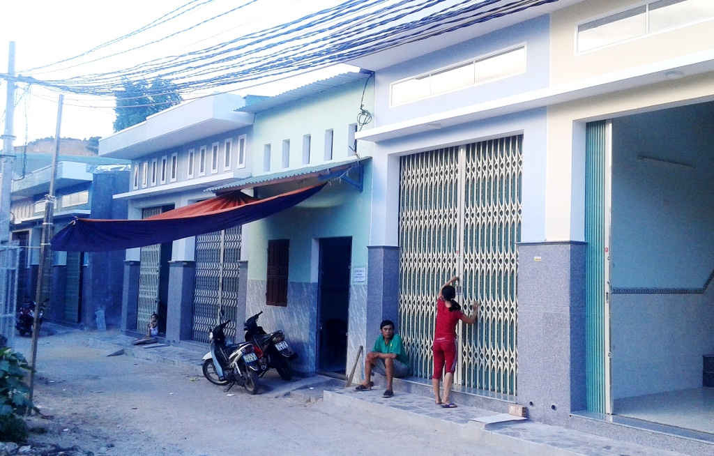 Dãy nhà xây dựng không phép tại tổ 46, khu vực 5, phường Quang Trung