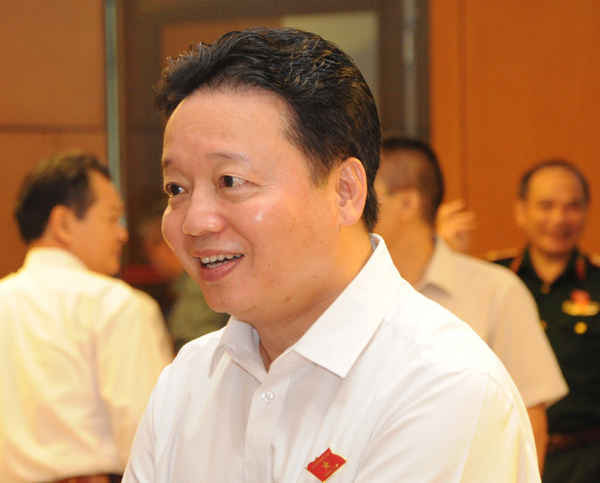 Bộ trưởng Bộ TN&MT - Đại biểu Quốc hội Trần Hồng Hà. Ảnh: Việt Hùng