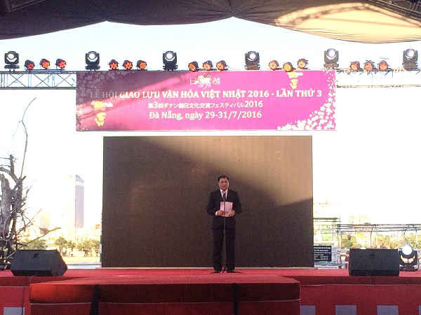 Chủ tịch UBND TP. Đà Nẵng Huỳnh Đức Thơ phát biểu tại buổi lễ