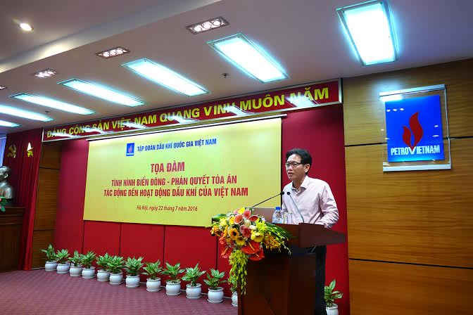 Tổng giám đốc PVN Nguyễn Vũ Trường Sơn phát biểu tại Tọa đàm