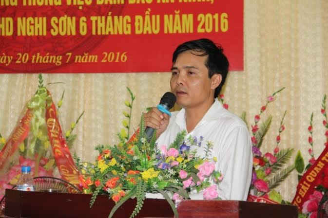 Giám đốc PV Security Vũ Khánh Vinh phát biểu tại Hội nghị.