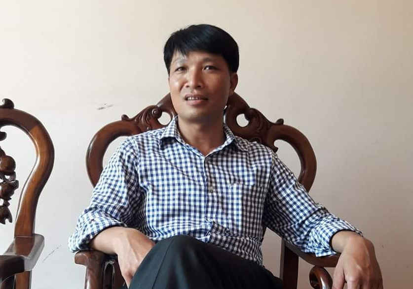 Ông Đỗ Đức Thanh, Phó Chủ tịch UBND xã Minh Tân trao đổi với PV. 